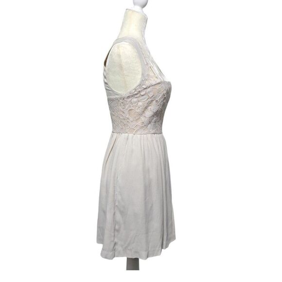 Urban Outfitters Cooperative Square Neck Lace Sleeveless Dress With Pockets Sz 2 - Picture 4 of 7